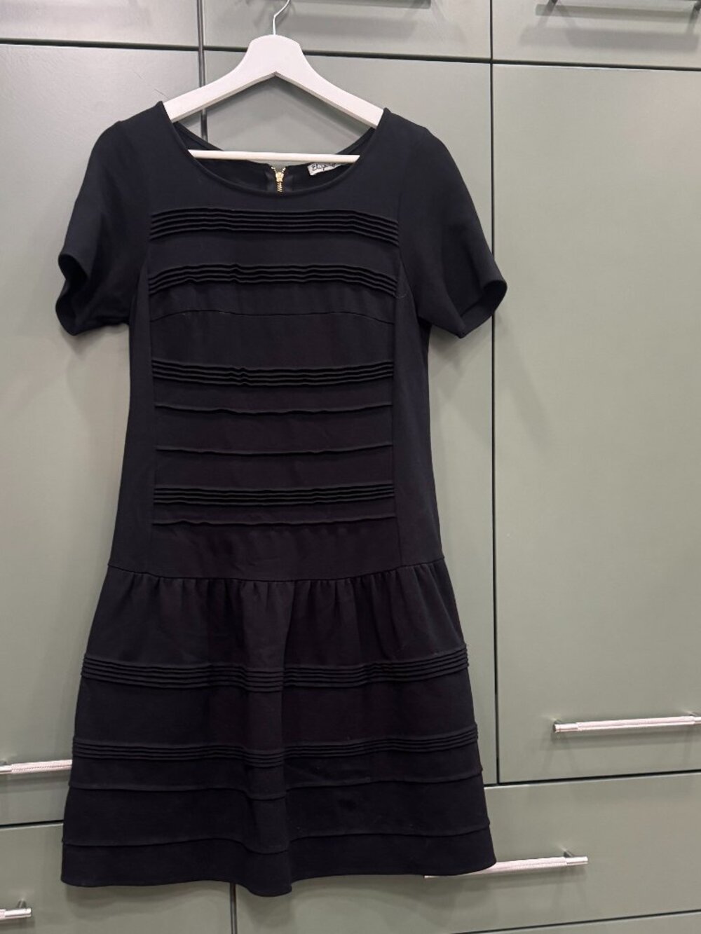 Eliza J Black Fit-and-Flare Dress Size 10
